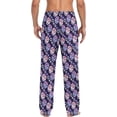 thumbnail image 2 of Sugar Skulls Pajama Pants, Mens Lounge Pants Super Soft Men Pajama Bottoms, Christmas New Year Birthday Father's Day Gifts, X-Large, 2 of 7