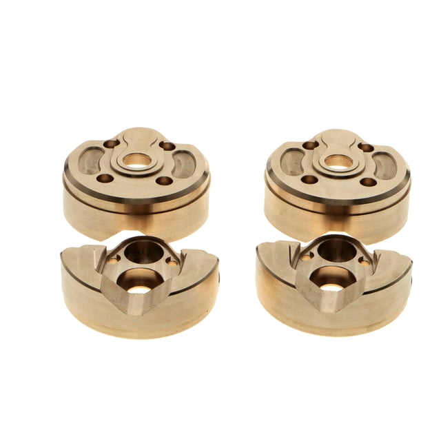 Contrapeso de giro de coche RC, peso de equilibrio delantero y trasero, reemplazo de suministros de automóvil para Axial SCX10 III 2 piezas / juego 1/10 Sweethay FN000771-00