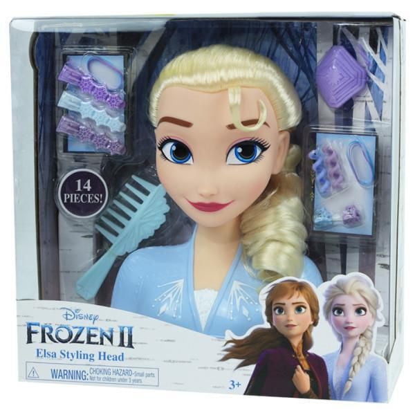 Disney’s Frozen 2 Elsa Styling Head (14-pieces), Frozen 2 Elsa Styling Head