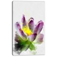 thumbnail image 2 of Esquisse de Fleurs de Lotus Aquarelle - Impression sur Toile Florale, 2 of 3
