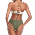 thumbnail image 4 of Mujeres Bandeau acolchado Push Up traje de baño ropa de playa traje de baño Bikini conjunto Fridja nalpqowj21730, 4 of 8