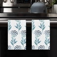 thumbnail image 4 of Eveokoki 2 Pcs Flower Spring Kitchen Towels Floral Kitchen Dish Towels Kitchen Dish Cloths Fast Drying Kitchen Decor for Home Cooking Baking, 16 x 24 Inch, 4 of 5