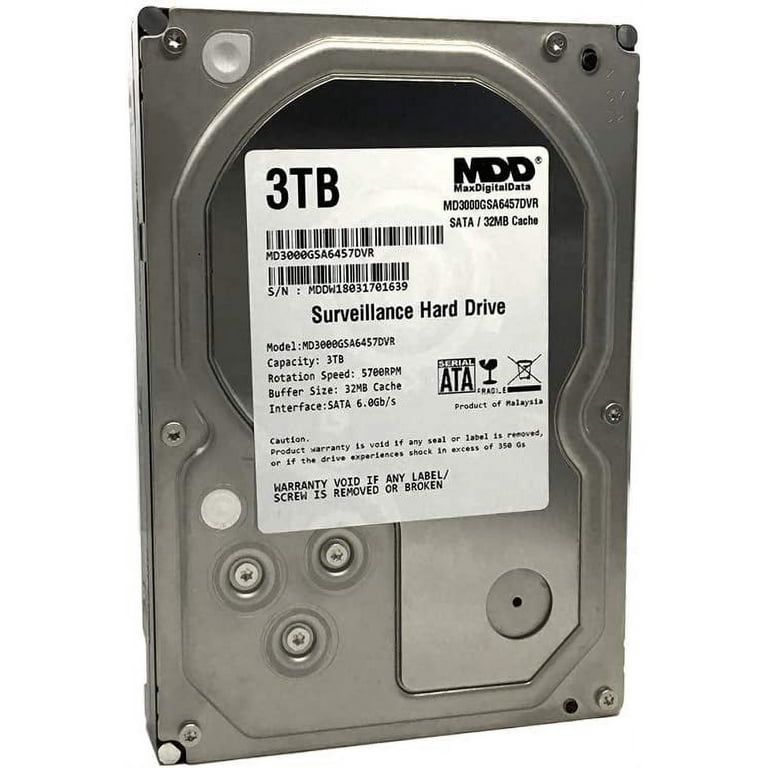 MaxDigitalData 3TB SATA 6.0Gb/s 3.5 MaxDigitalData 3TB SATA 6.0Gb/s 3.5