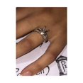 thumbnail image 4 of Diamond Engagement Ring Setting 1 Carat 14K White Gold Solitaire Mounting Semi, 4 of 4