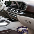 thumbnail image 7 of Kdxio Lavender Flowers Car Trash Can Garbage Car Accessories Trash Can Car Waste Bin for for Driver and Passenger Any Vehicle, 7 of 7