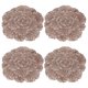thumbnail image 1 of 4 Uds manteles elegantes manteles individuales de flores ajuste de mesa manteles de cocina para mesa de comedor decoración de boda MFZFUKR BST2002508-4, 1 of 5