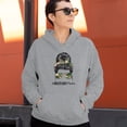 thumbnail image 4 of Military Mom Sweatshirt Proud Mom Life Messy Bun Sunglasses Mother's Day Mama Mommy Active Duty Veteran Vet Hoodie, 4 of 7