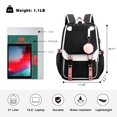thumbnail image 6 of Backpack for Girls Kids Schoolbag Teen Bookbags Casual College Daypack with USB Charging Port, by PAKASEPT, 6 of 7