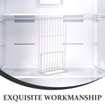 thumbnail image 3 of SHINYPASING 2Pcs White Refrigerator Shelf Divider Iron Wire Freezer Organizer Easy to Install, 3 of 8