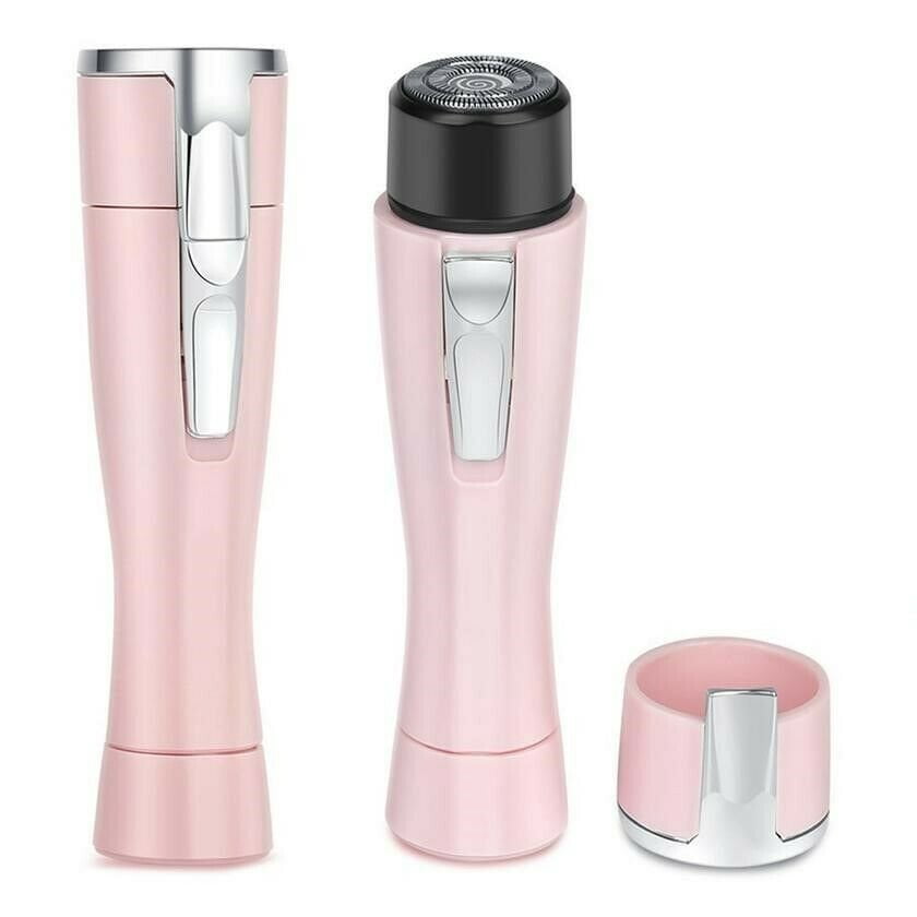 Facial Hair Epilator Handheld Flawless Women's Hair Remover Pink