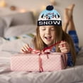 thumbnail image 3 of HESHENG Christmas LED Hat Xmas Glowing Knitted Beanie Battery Powered LIght Up Cap for Adults and Kids, Lake Blue, 3 of 8