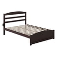 thumbnail image 2 of AFI Warren Solid Wood Full Platform Bed with Footboard & USB Charger in Espresso, 2 of 11