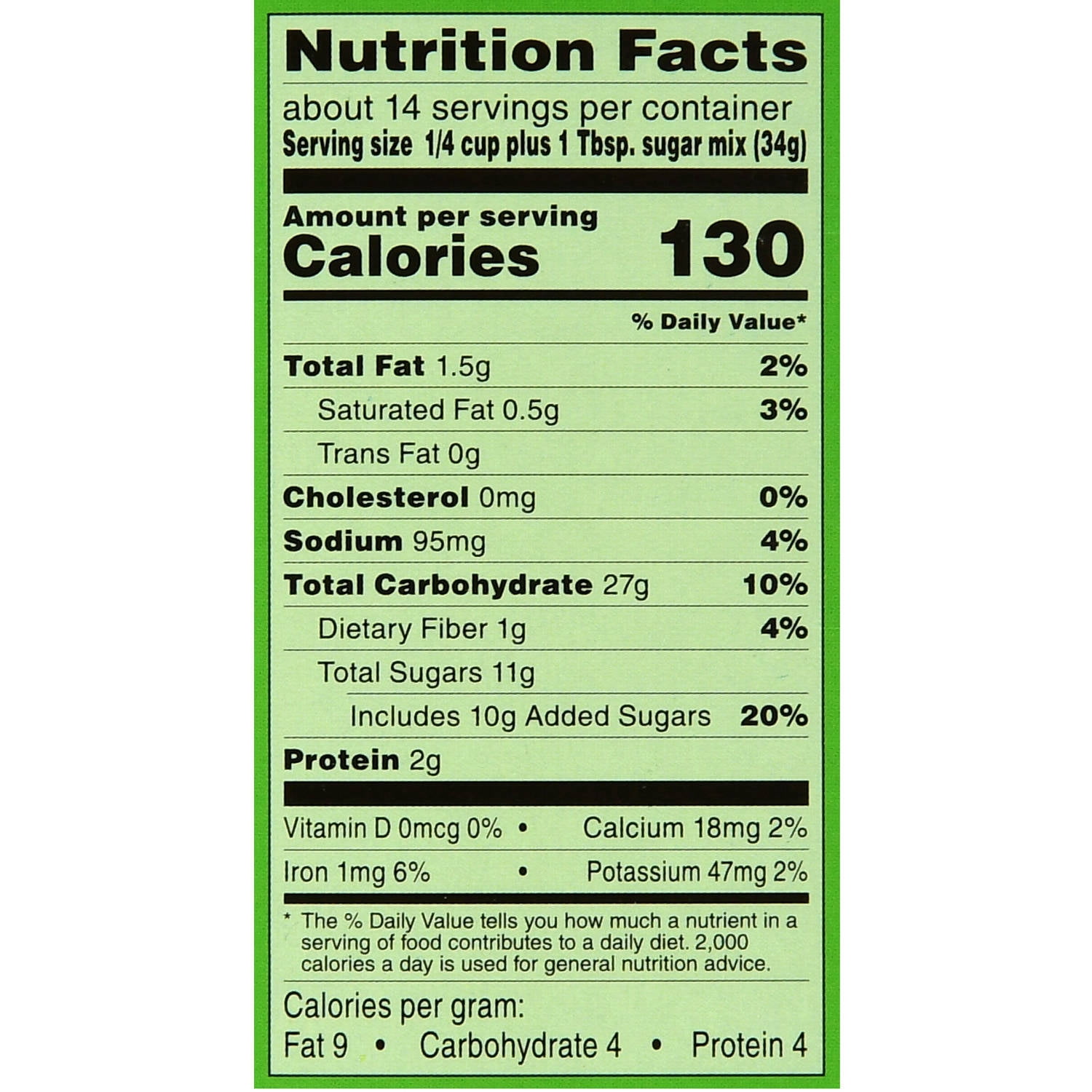 Great Value Bread Mix, Monkey Bread, 16.25 oz