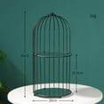 thumbnail image 3 of Iron Desk Organizer Cake Cupcakes Serving Countertop Makeups Display drawer basket Rack Black_L, 3 of 9