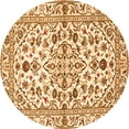thumbnail image 1 of Ahgly Company Indoor Round Persian Orange Traditional Area Rugs, 6' Round, 1 of 1