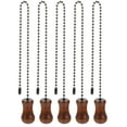 thumbnail image 1 of Miangastore 5pcs Ceiling Fan Pull Chain Fan Beaded Pull Chain Light Fixture Pulling Chain, 1 of 9