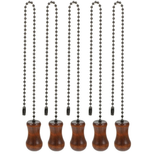 Miangastore 5pcs Ceiling Fan Pull Chain Fan Beaded Pull Chain Light Fixture Pulling Chain