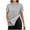 Gray, variant on Post Shoulder Surgery Shirts Womens Short Sleeve Tear Away Top After Rotator Cuff Shirts Chemo Port Adaptive Cloth