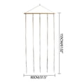 thumbnail image 3 of TIMIFIS Storage Rack Hat Display Rack, Hand Woven Tapestry, Hat Storage and Decoration, Wall Hanging Rack, Living Room, Bedroom, Wall Decoration Storage Trunks & Bag, 3 of 8