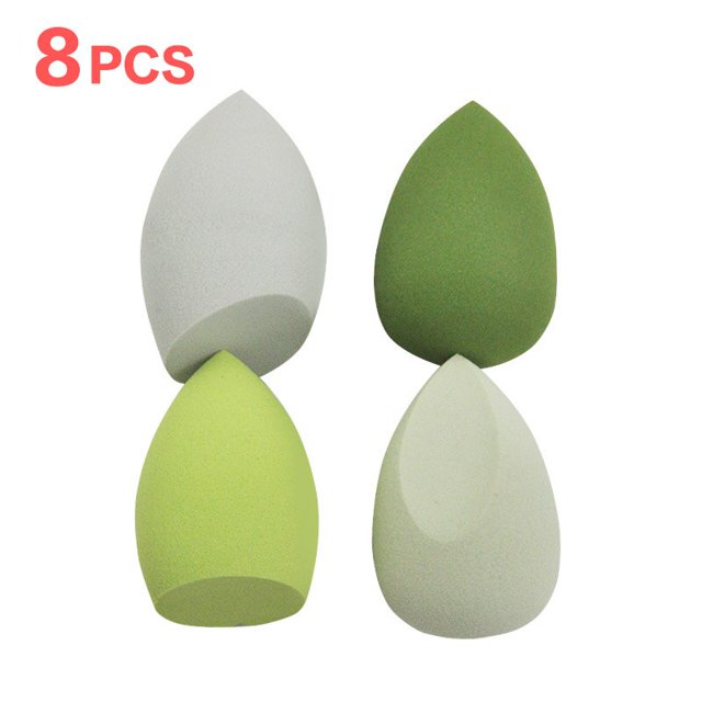 Esponja de maquillaje en polvo, herramienta de belleza combinada en seco y húmedo, ideal para base de maquillaje, 4 unidades qym unisex