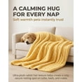 thumbnail image 2 of Emotional Support Blanket Yellow, Calming Dog Blanket, Security Blanket, Designed for Pets, Rabbit Hair Plus, Soft and Comfortable for Kennel, Indoors Sofa, 2 of 7