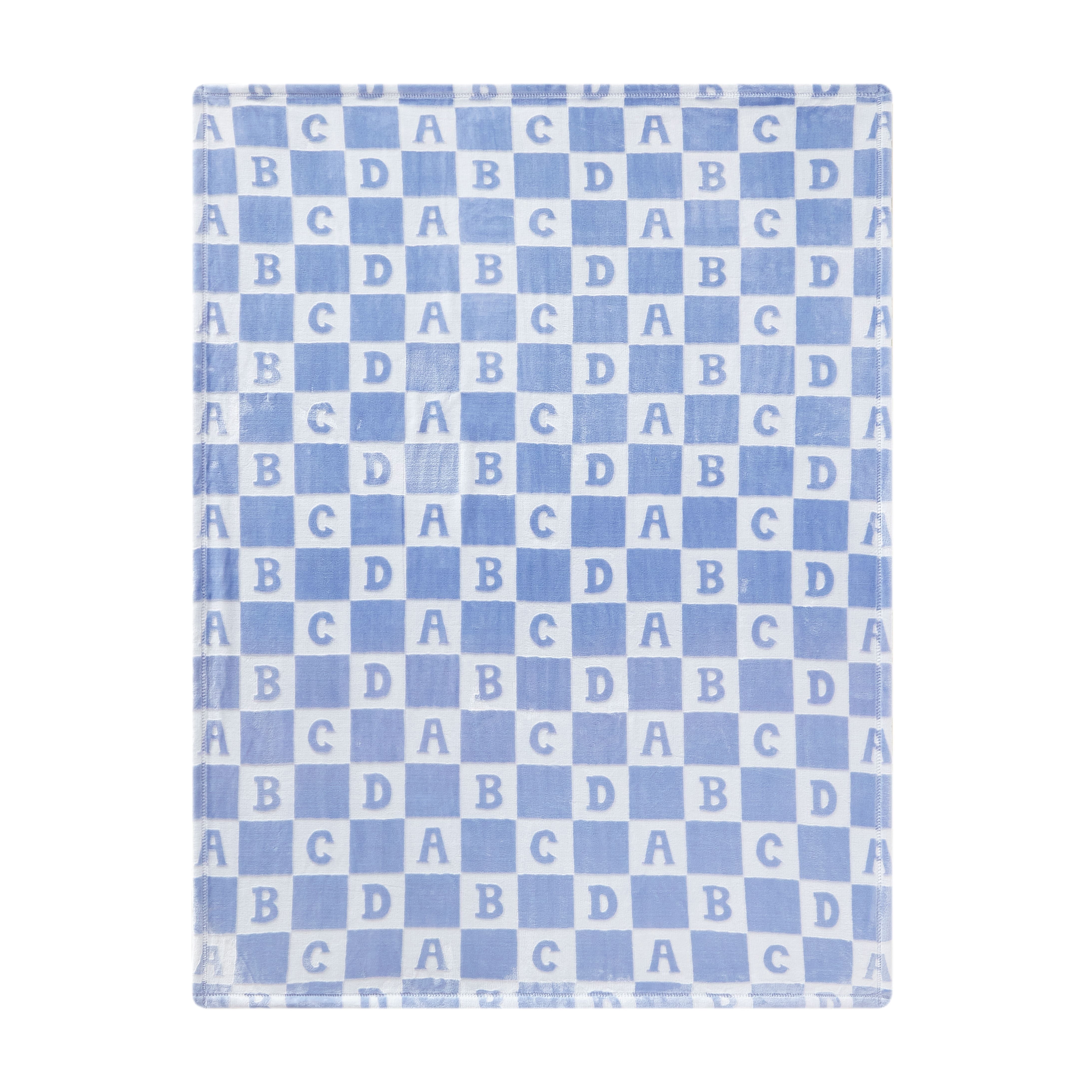 Little Nest ABC Blanket 40 in x 50 in Ultra Soft Baby Bedding
