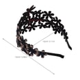 thumbnail image 6 of MRLESS Rhinestone Inlaid Wide Headband Elegant Sparking Flower Headband Anti-Slip Bridal Hair Clasp Fashion Headband for Women, 6 of 8