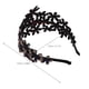 thumbnail image 3 of Diadema de flores de diablo dhinestone para mujeres Anti-Slip Hair Brown para bodas fiestas y uso diario, accesorio para el cabello de moda, 3 of 7