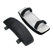 Office Chair Arm Pads, 2pcs Office Chair Arm Cover Office Chair Pads Armrest Cushion Protectors, Black