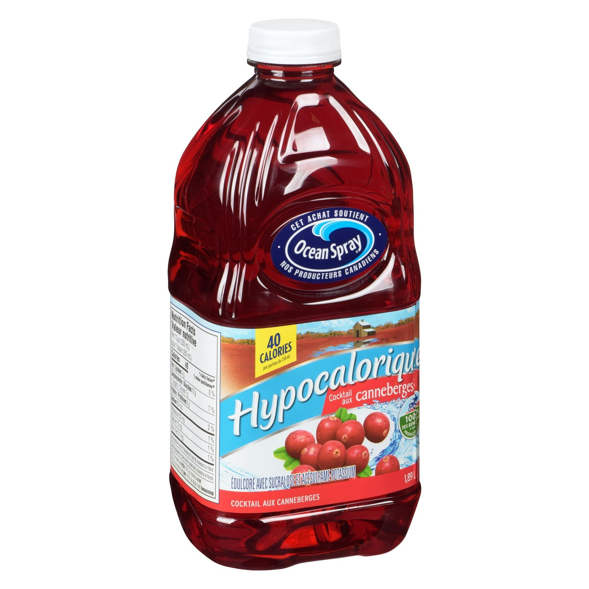 Ocean Spray Low Calorie Cranberry Cocktail 1.89L