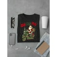 thumbnail image 3 of Ho Ho Ho Y'all - Santa Tractor Xmas T-shirt Men's, 3 of 4