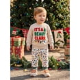 thumbnail image 5 of Cjfdfy Toddler Baby Boys Girl Christmas Outfits It's A Beaut Clark Long Sleeve Sweatshirt Christmas Lights Pants Little Baby Cute My First Christmas Holiday Fall Winter Outfit 6M-4Y  ﻿, 5 of 9