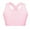 Pink, variant on TiaoBug Kids Girls Sports Bra Sleeveless Crisscross Back Yoga Crop Top
