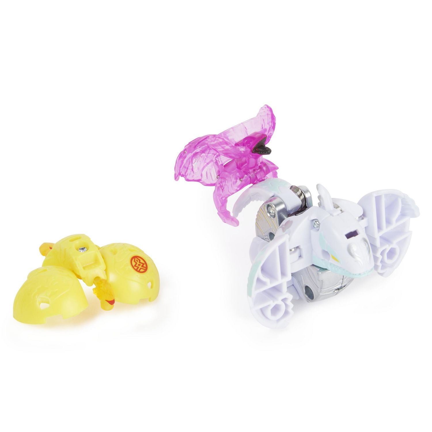 Bakugan Evolutions, Coffret Battle Strike Warrior Whale et Blitz Fox, 6 figurines articulées Bakugan, 9 cartes à collectionner et 8 BakuCores, jouets pour garçons à partir de 6 ans