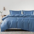 thumbnail image 1 of Lyocell Duvet Cover Set, Eucalyptus Cooling Lightweight Silk Comforter Cover, 1 of 8