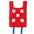 thumbnail image 2 of Niños Sticky Grab Jersey Chaleco Juego Chalecos Kindergarten Niños Actividad Rojo, 2 of 8
