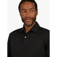 thumbnail image 4 of Chaps Men's and Big Men's Short Sleeve Performance Solid Polo Shirt, Sizes S-3XL, 4 of 5