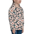 thumbnail image 3 of Haiem Daisies Flowers Pattern Boys Hoodie, Youth Pullover Hooded Sweatshirt, Kangaroo Pocket Hoodie for Kids Girls -Large, 3 of 6