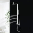 thumbnail image 3 of DAX INTERNATIONAL Stainless Steel Shower Column Thermostatic Mixer Body Jets Hand Shower, 3 of 4