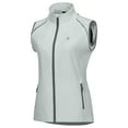 thumbnail image 4 of Little Donkey Andy Women's Lightweight Waterproof Cycling Jacket with Removable Sleeves for Biking Running Golf Light Gray M, 4 of 6