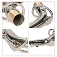 thumbnail image 3 of Alto Saxophone Neck Brass Bend Neck Sax Replacement Part Sax Accessory- Plated with gold Silver, 3 of 5