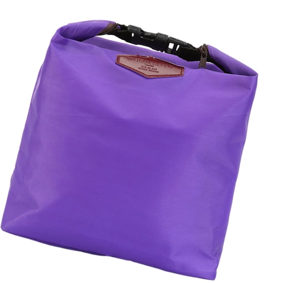 COOLHOOD Compact Insulated Lunch Bag Waterproof Nylon Small Cool Bag Portable Food Container Bag for Work School Outdoor Picnics