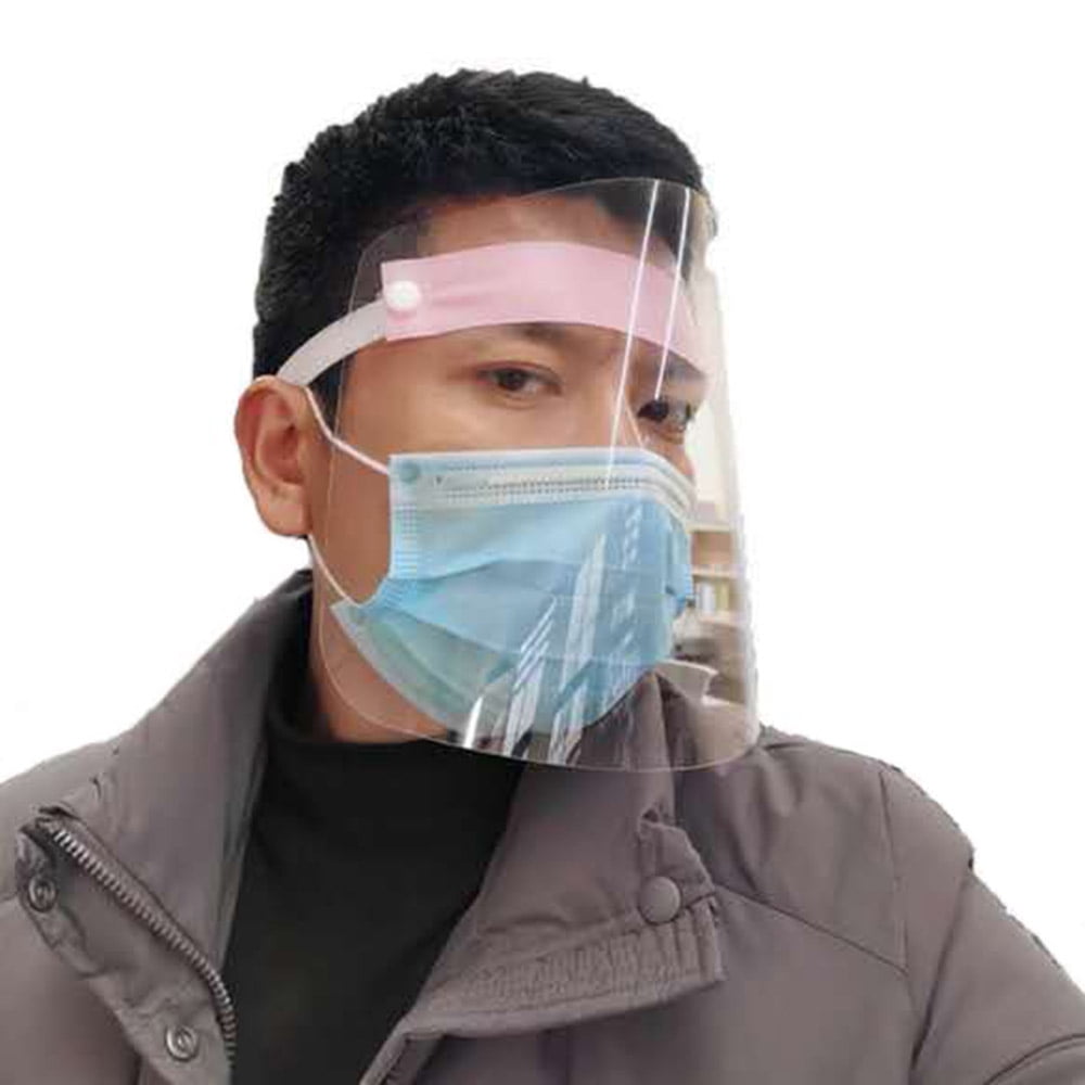 Masque Visière Transparente De Protection Faciale | Anti-Éclaboussures, Poussière, Vent