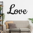 thumbnail image 3 of LOVE Metal Sign Metal LOVE Wall Decoration Couple Heart-Shaped Eternal Love Metal Wall Decoration Wedding Gift Romantic Garden Metal Sign, 3 of 5