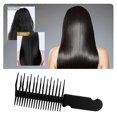 thumbnail image 4 of Hair Styling Tool Wide Tooth Anti-Knotting Wet Brush Black Large Hair Brush Non-Damaging Detangling, 4 of 5
