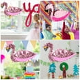 thumbnail image 3 of WRITWAA 1 Set Flamingo Birthday Decorations Paper Pinata For Luau Hawaii Summer Theme Pink, 3 of 8