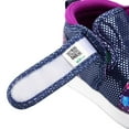 thumbnail image 6 of ikiki Purple Galaxy Squeakerless Toddler Shoes | Sparkly Purple, 6 of 8