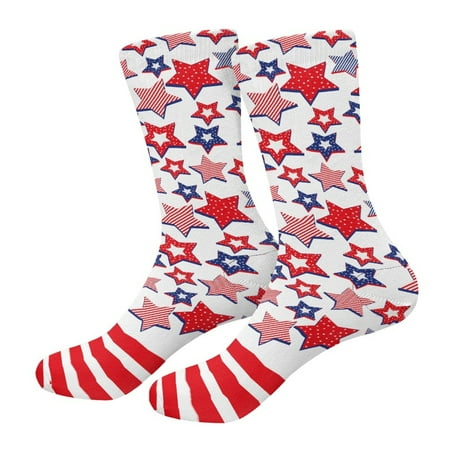 

Bivenant Store American Flag Athletic Crew Socks American Flag Socks Women s Men s Classic Breathable Sport Cushion Crew Socks 2-Pack