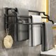 thumbnail image 1 of Organizadores de armario y toallero de almacenamiento con tornillos adhesivos para pared para baño, soportes de barra para toallas de baño, estante para toallas de baño, toallero de escalera de 3 nive, 1 of 6