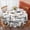 Basketball And Text, variant on Basketball and Text White Pattern Round Tablecloth 70"x70", Wrinkle Resistant Wipeable Table Cover for Kitchen Dining Room Picnic Patio and Party